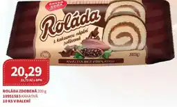 Kubík potraviny Roláda zdobená nabídka