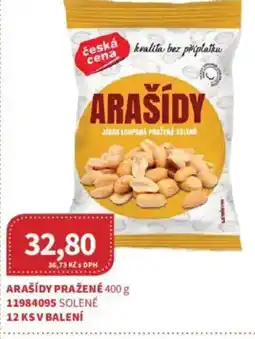 Kubík potraviny Arašídy pražené nabídka