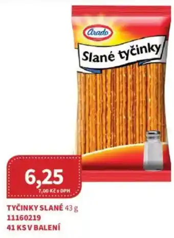 Kubík potraviny Tyčinky slané nabídka