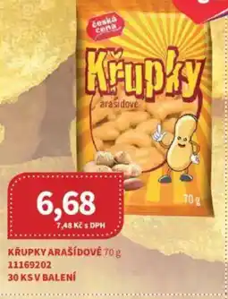 Kubík potraviny Křupky arašidové nabídka