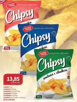 Kubík potraviny Chipsy nabídka