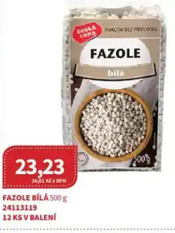 Kubík potraviny Fazole bílá nabídka
