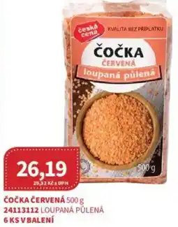 Kubík potraviny Čočka červená nabídka
