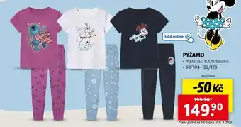 Lidl Pyžamo nabídka