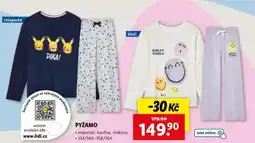 Lidl Pyžamo nabídka