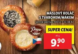Lidl Máslový koláč s tvarohem/mákem nabídka