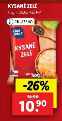 Lidl KYSANÉ ZELÍ nabídka