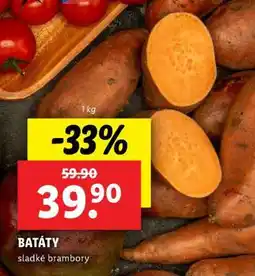 Lidl Batáty nabídka