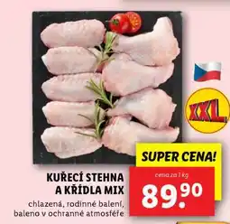 Lidl KUŘECÍ STEHNA A KŘÍDLA MIX nabídka