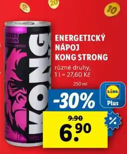 Lidl ENERGETICKÝ NÁPOJ KONG STRONG nabídka
