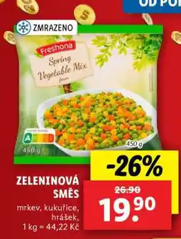 Lidl Zeleninová směs nabídka
