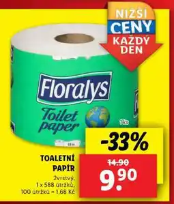Lidl Floralys TOALETNÍ PAPÍR nabídka
