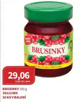 Kubík potraviny Brusinky nabídka