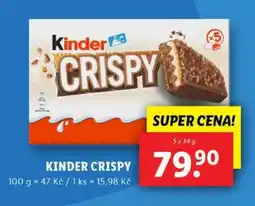 Lidl KINDER CRISPY nabídka