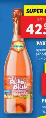 Lidl Solevita Blub Blub Strawberry Party Drink nabídka