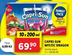 Lidl CAPRI SUN MYSTIC DRAGON nabídka