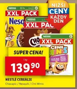 Lidl Nestlé cereálie nabídka