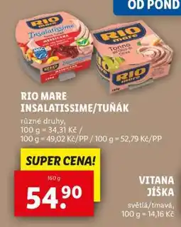 Lidl RIO MARE INSALATISSIME/TUŇÁK nabídka