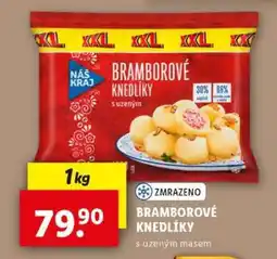 Lidl Bramborové knedlíky s uzeným masem nabídka