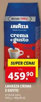 Lidl Lavazza Crema E Gusto nabídka