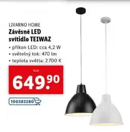 Lidl LIVARNO HOME Závěsné LED svítidlo TEIWAZ nabídka
