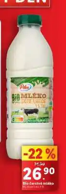 Lidl BIO ČERSTVÉ MLÉKO nabídka