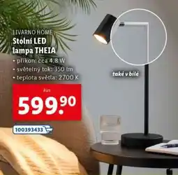 Lidl LIVARNO HOME Stolní LED lampa THEIA nabídka