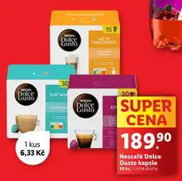 Lidl Nescafé Dolce Gusto kapsle nabídka