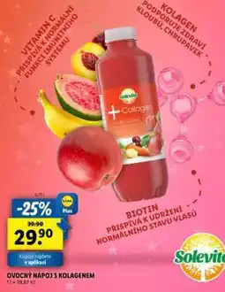 Lidl Solevita Ovocný nápoj s kolagenem nabídka