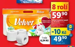 Lidl Velvet Toaletní papír nabídka