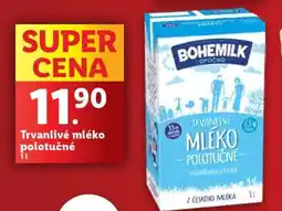 Lidl Trvanlivé mléko polotučné 1l nabídka