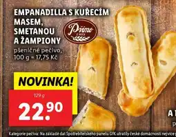 Lidl EMPANADILLA S KUŘECÍM MASEM, SMETANOU A ŽAMPIONY nabídka