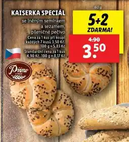 Lidl KAISERKA SPECIÁL nabídka