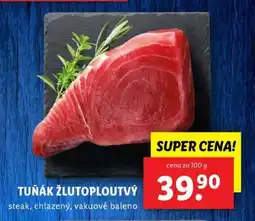 Lidl Tuňák žlutoploutvý nabídka