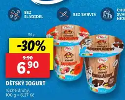 Lidl Dětský jogurt nabídka