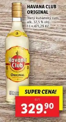 Lidl Havana Club Original nabídka