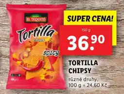 Lidl Tortilla chipsy nabídka