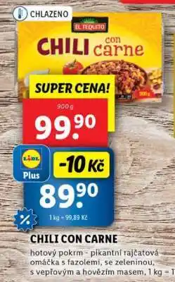 Lidl CHILI CON CARNE nabídka