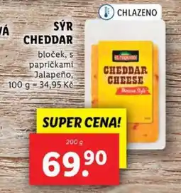 Lidl El Tequito Sýr Cheddar nabídka