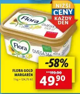 Lidl Flora Gold margarín nabídka