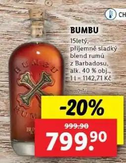 Lidl BUMBU nabídka