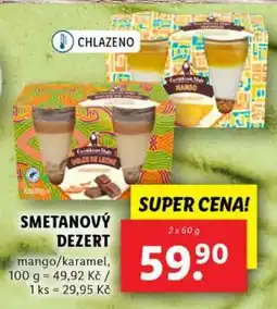 Lidl SMETANOVÝ DEZERT nabídka