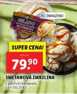 Lidl Smetanová zmrzlina nabídka