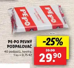 Lidl Pe-Po pevný podpalovač nabídka
