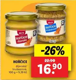 Lidl Hořčice nabídka