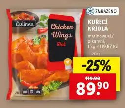 Lidl Kuřecí křídla nabídka