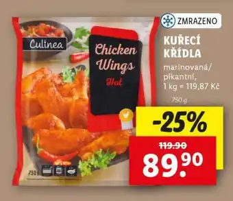 Lidl Kuřecí křídla nabídka