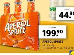 Lidl Aperol Spritz nabídka