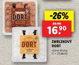 Lidl ZMRZLINOVÝ DORT nabídka