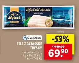 Lidl Filé z aljašské tresky nabídka
